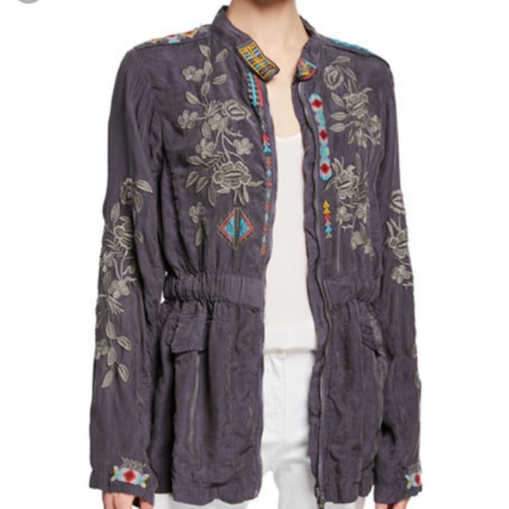 NWT Johnny Was Embroidered Jacket size L.